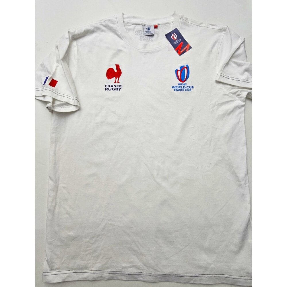 France Les Bleus 2023 Rugby World Cup Away T-Shirt – Size XXL (NWT)